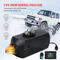 12V/24V 5KW 8KW Diesel Air Heater LCD Thermostat Car Heater Parking Heater Rapid Heating and Low Noise For Truck Boat Motorhomes