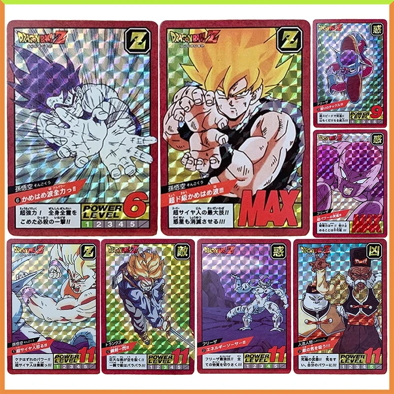 أنيمي لعبة دراغون بول لتقوم بها بنفسك ACG فريزا سون جوكو الدكتور جيرو معركة لعبة الليزر الانكسار تحصيل بطاقات لعب للأولاد هدايا عيد الميلاد #1