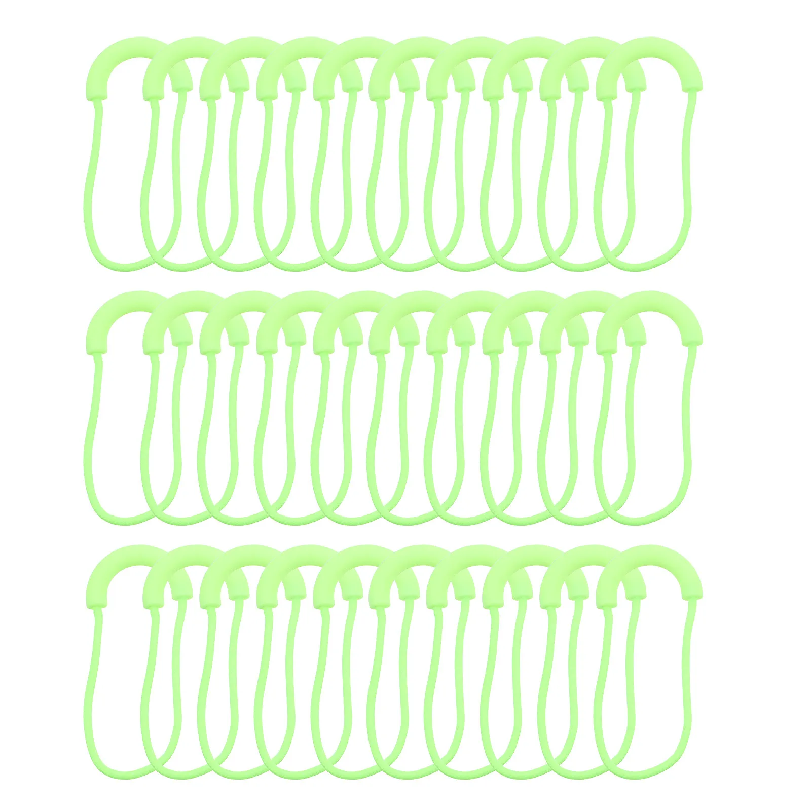 

30 шт. съемных U-образных бегунков для молний, сменные концевые наконечники для шнурков на куртки, пальто, багаж, рюкзаки, сумки, чемоданы, для использования на улице