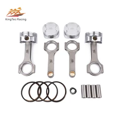 KTC Racing K24 Forged 4340 Steel Connecting Rod 4032 Alloy Piston Kit for Honda K24 K24A K24A2 K24A3 K24A8 with ARP bolts