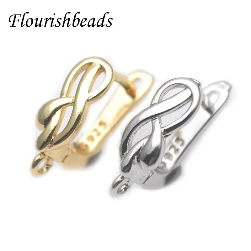 

12x15mm Brass Gold Plated Note Shape Basic Earring Hooks Clasp for Women DIY Earrings Jewelry Making 30pcs/lot