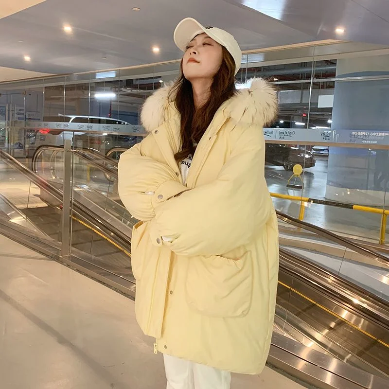 2023 Autumn Winter New Oversize Short Down Cotton Coat Women Fashion Thick Cotton Coat Winter Jacket for Women