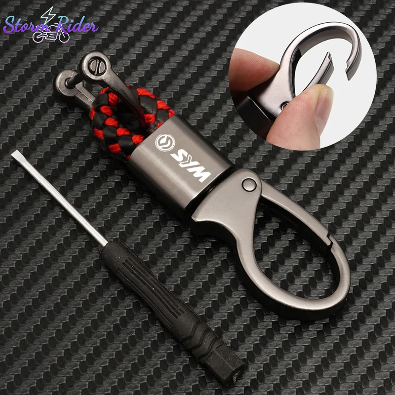 For SYM Joymax Z 125 200 250 300 GTS 250i 300i T3 Max Keychain Keyring Lanyard Chain Key Rings Key Chains Motorcycle Accessories