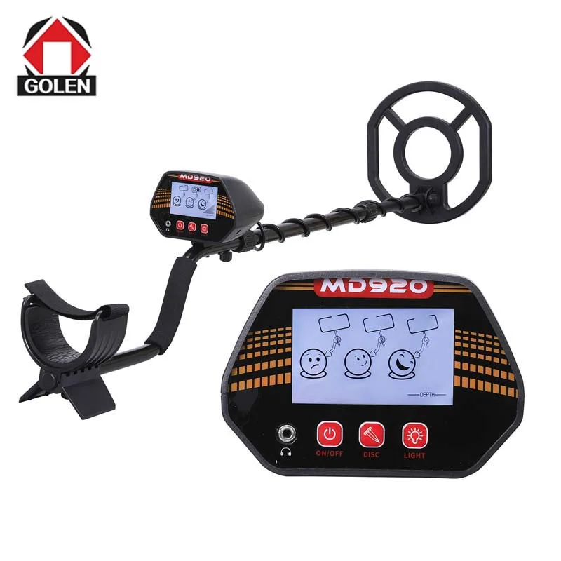 MD920 underground metal detector smiley face display treasure hunting outdoor detector