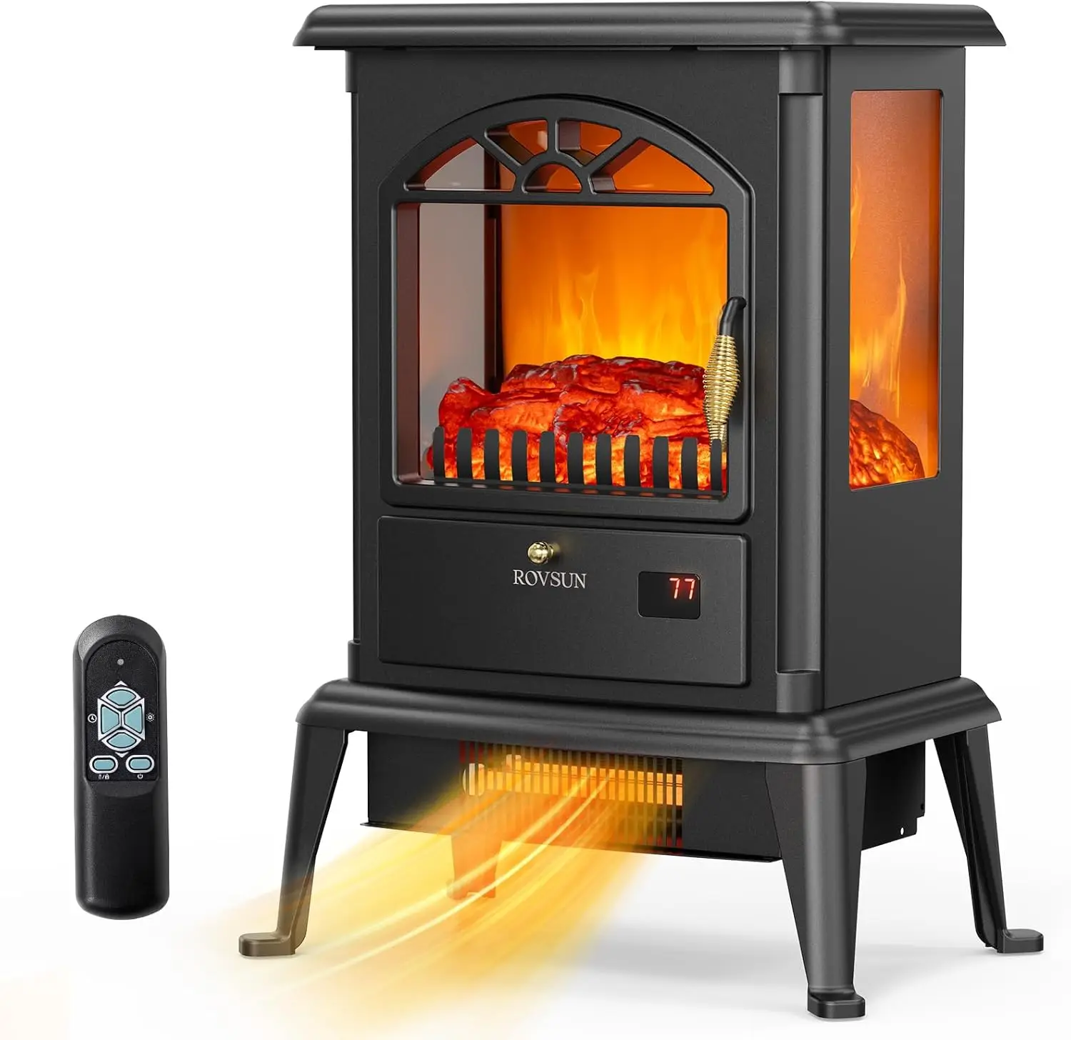 Electric Fireplace Stove, 22.4