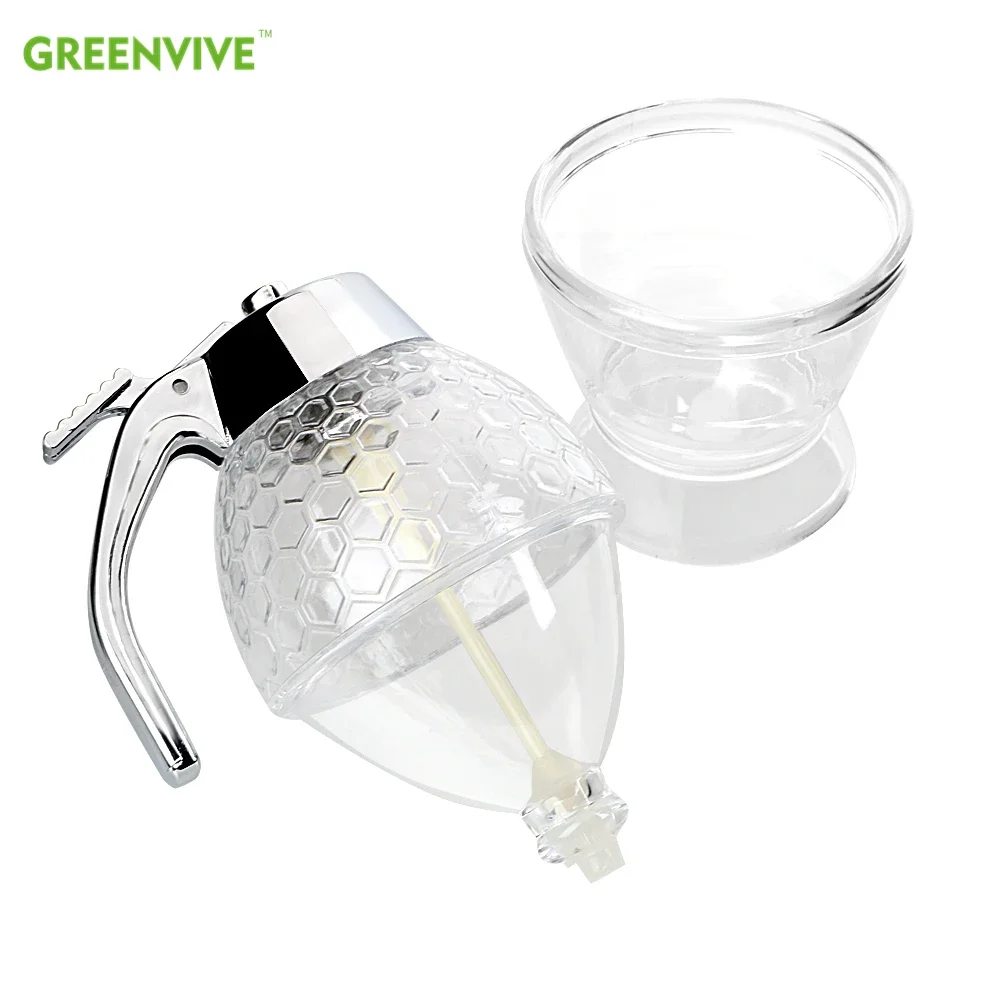 

Honey Juice Syrup Cup Bee Drip Dispenser Kettle Kitchen Accessories Honey Jar Container Storage Pot Stand Holder Squeeze Bottle