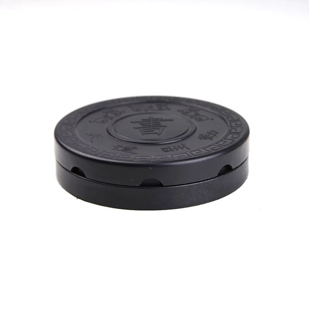3Pcs Chinese Calligraphy Inkslab Tai Plastic Ink Grinding Slab with Lid Fast Ink Drying Prevention Beginner