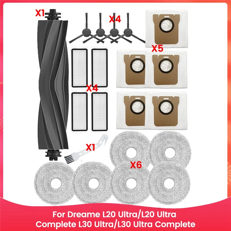 

T99C-Replacement Parts For Dreame L20 Ultra/L20 Ultra Complete, L30 Ultra/L30 Ultra Complete Vacuum Cleaner Accessories