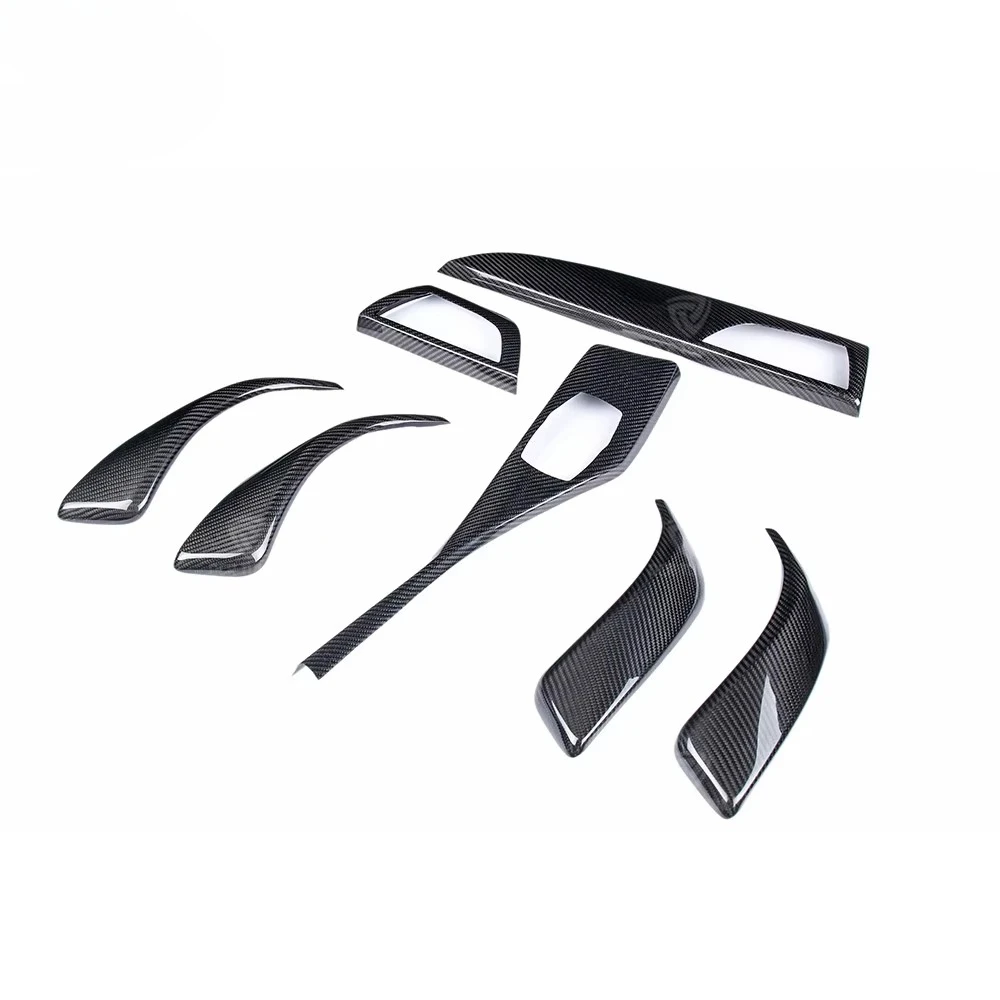 For BMW 1 Series F20 F21 2012-2017 Carbon Fiber Interior Trim LHD Only Version B Carbon Car Overlay Moulding Cover Interior Kits