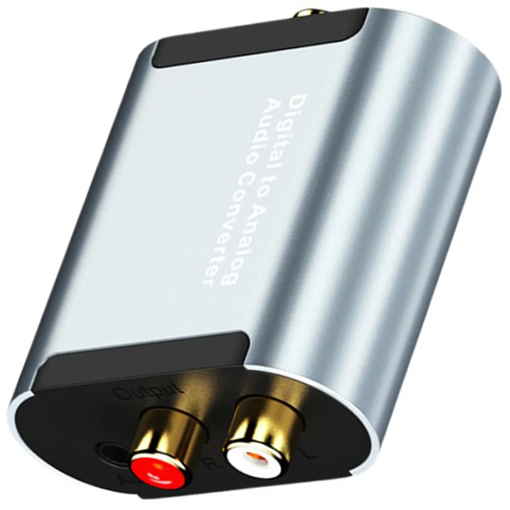

1 Set Analog Audio Converter Adapter Digital To Simulator 32 44.1 48 96Khz Fiber Optic Input Optical Digital Converter