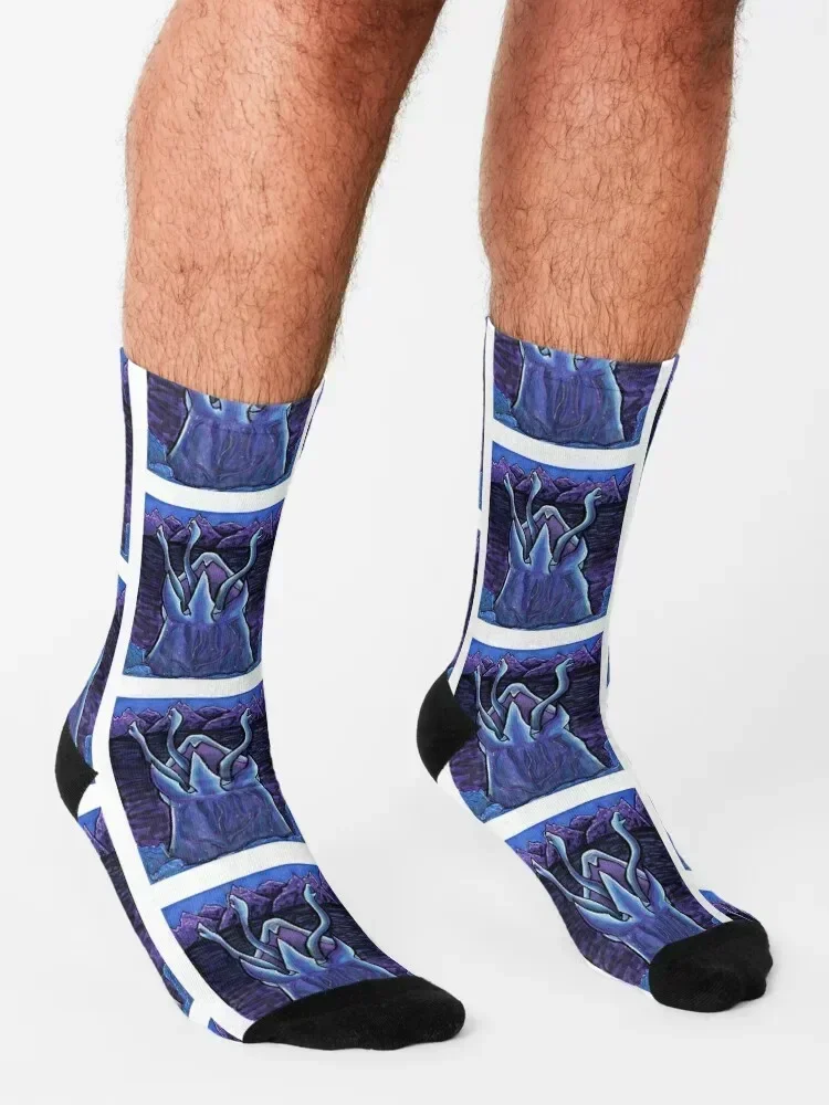 Tremors Graboid In The Moonlight Socks anti-slip aesthetic winter sports stockings Socks Man Women's