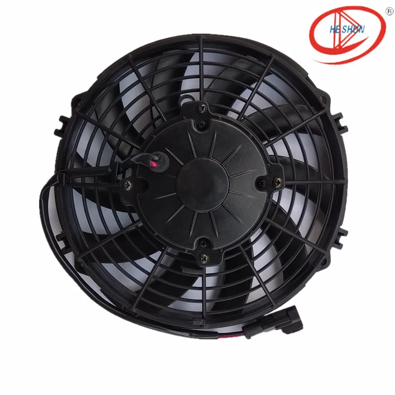 Replacement SPAL Cooling fan radiator fan For bus Refrigerated truck 9inch 160w 3300rpm Waterproof grade IP68