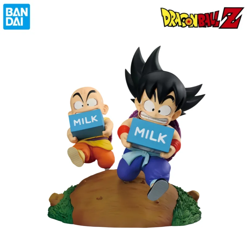 

Bandai In Stock Original Box Garagekit Model Dragon Ball Krillin Son Gohan Son Goku Anime Characters Collectible Original Statue