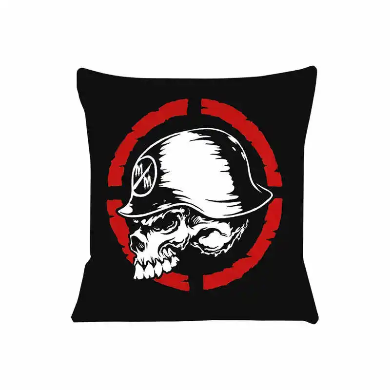 Cushion Cover for Sofa Metal Mulisha Pillow Case Cover Seat Car Throw Pillowcase 45X45cm For Home Decorative SJ-573