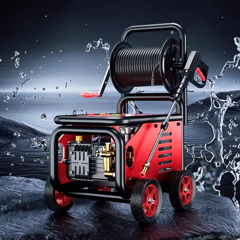 

Commercial High Pressure Water Jet Washer 220V – Heavy Duty Cleaning Machine for Car Washing, Floor Scrubbing Powerful Pump JT40