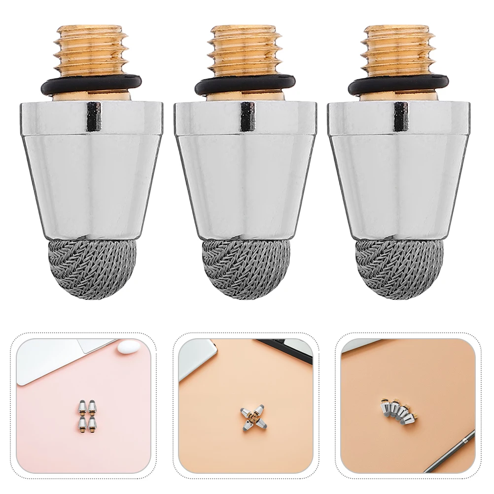 

10pcs Capacitive Pen Tips Durable Mesh Fiber Replacement Touchscreen Stylus Refill Tips For Laptop Tablet Precise Writing