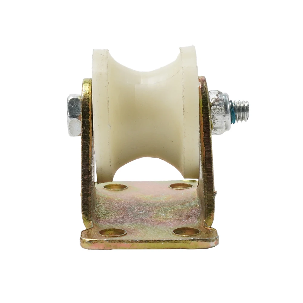 Nylon Grooved Roller 30mm 45# Rollers Sliding Track Pulley Door Grooved V Nylon With Stand Brand New High Quality