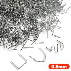 100/500PCS Plastic Welding Staples 0.8mm Welding Nails Plastic Welder Repair Nails Kit for Bumper Kayak Plastic Product Repairs