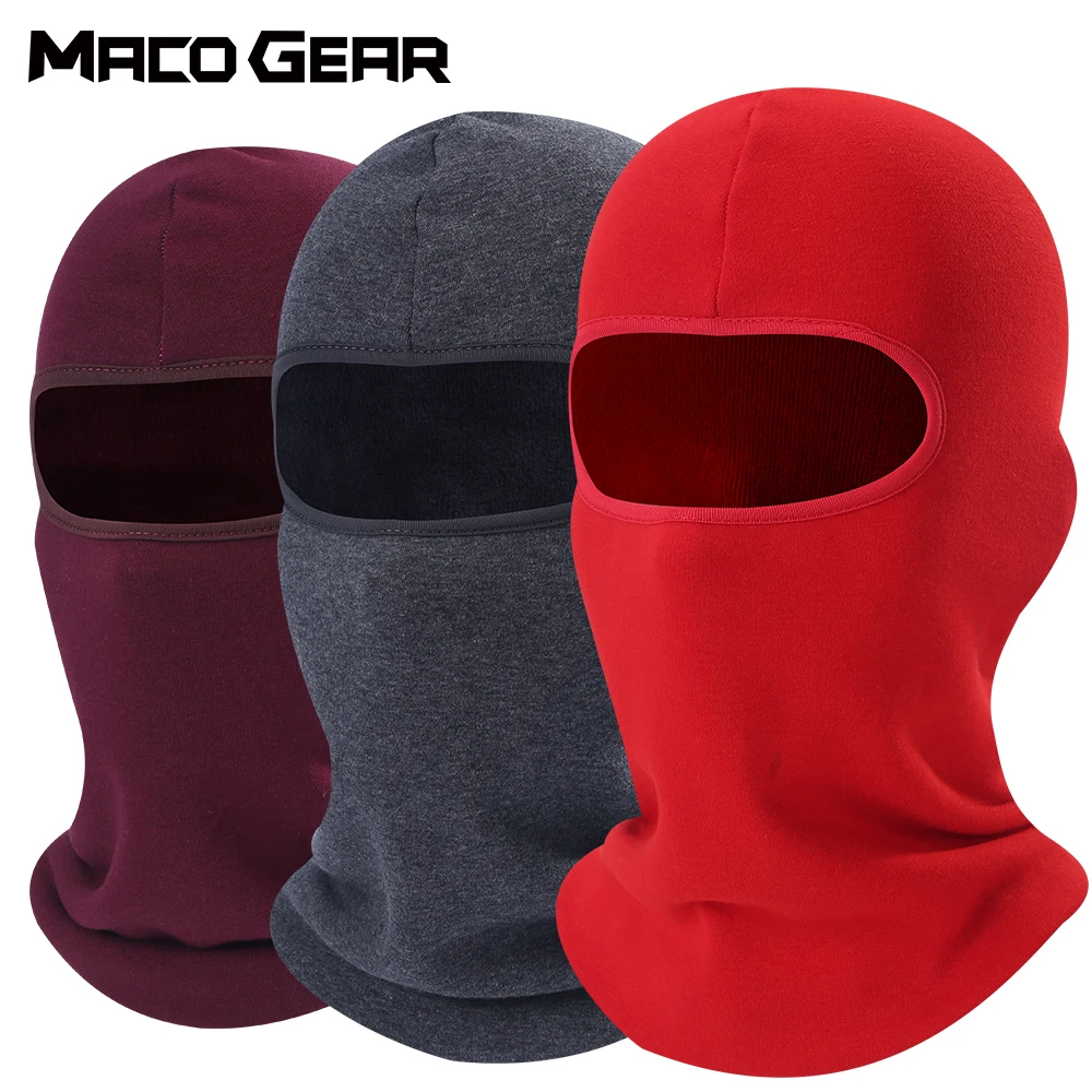 Winter Fleece Thermal Face Mask Balaclava Cycling Running Ski Hunting Bike Riding Neck Warmer bandana Snowboard Men Women Scarf