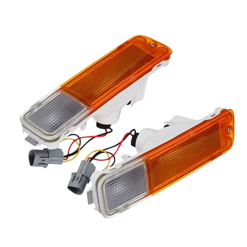 Indicador de parachoques delantero izquierdo y derecho para coche, barra de luz antiniebla, 12V, apto para Mitsubishi Triton Ute MK Series 1, 2, 3, 1996-2006, 1 par