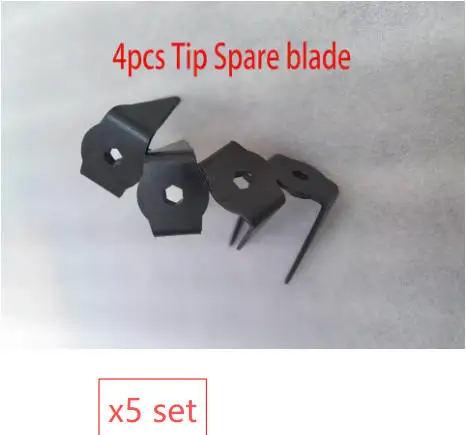 5pcs set tiller hoe and spare part blade