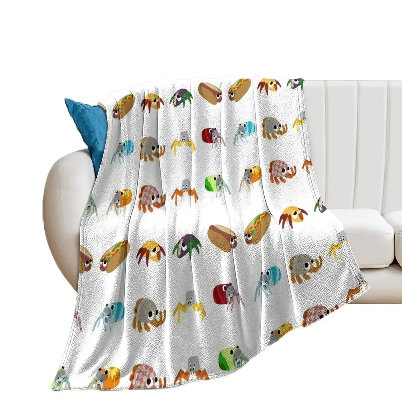 

Bugsnax - Fast Food Pack Throw Blanket Luxury Softest Luxury Designer Blankets