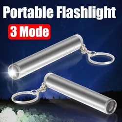 Mini Keychain Flashlight AAA Battery Powered Portable Multi-function Waterproof Light for Outdoor Camping Small Pen Torch Lights