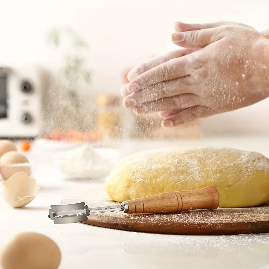 Bread Lame Danish Dough Whisk Kit, Dough Scraper, Scoring Bread Knife Set, For Pastry, Baking Cake, Dessert, Sourdough, Pizza