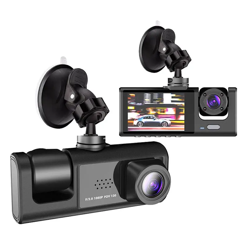 Driving recorder WIFI Car DVR 3 Channel Rear View Camera Drive recorder accesorios para auto