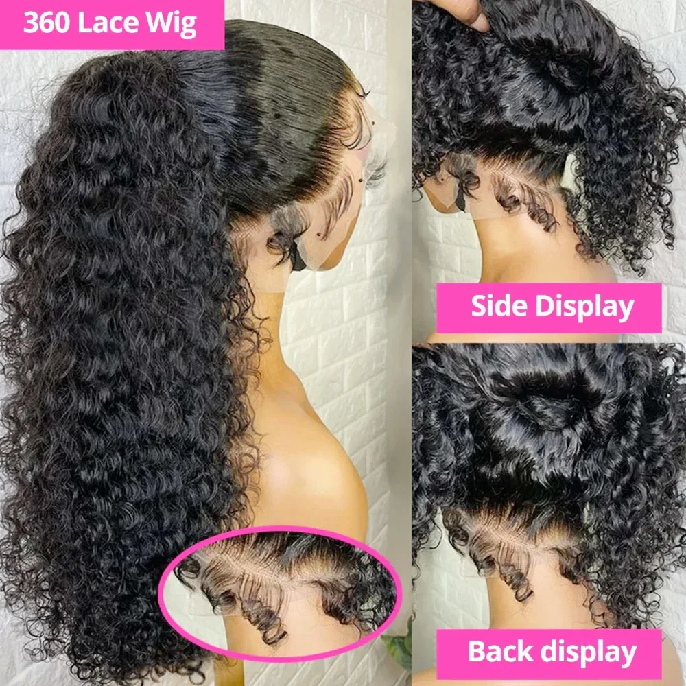360 unsichtbarer Riemen, volle – Glueless Wear And Go Human Hair Wig Bewertung und Preis