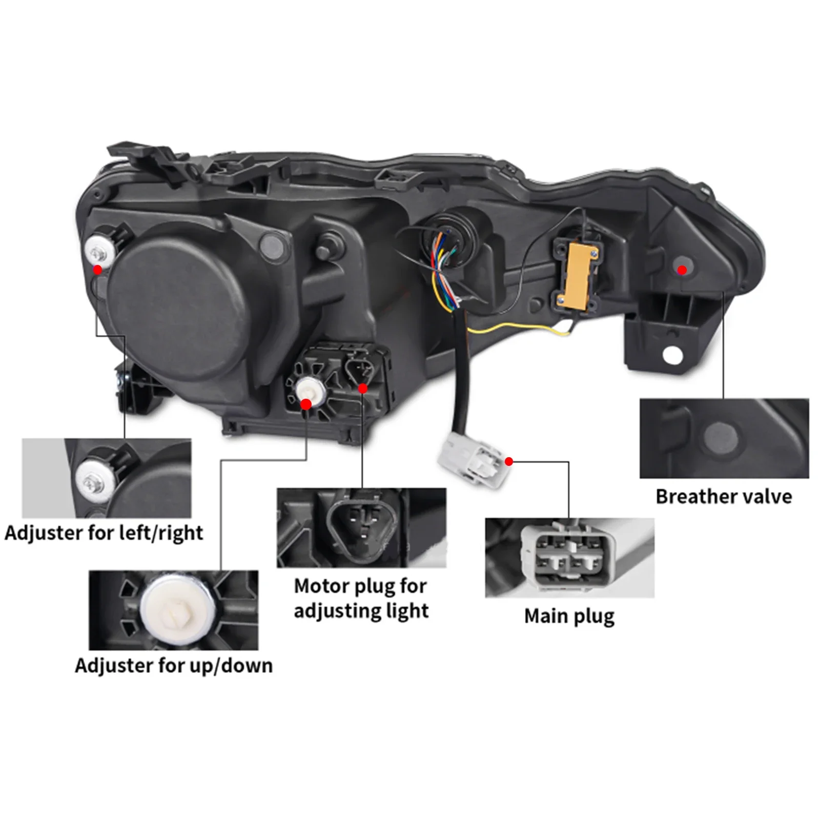 HOSI اكسسوارات السيارات led المصابيح الأمامية لمصنع المصابيح الأمامية gt86 سوبارو BRZ المصباح 2012 --- 2020 أنظمة إضاءة السيارة #6