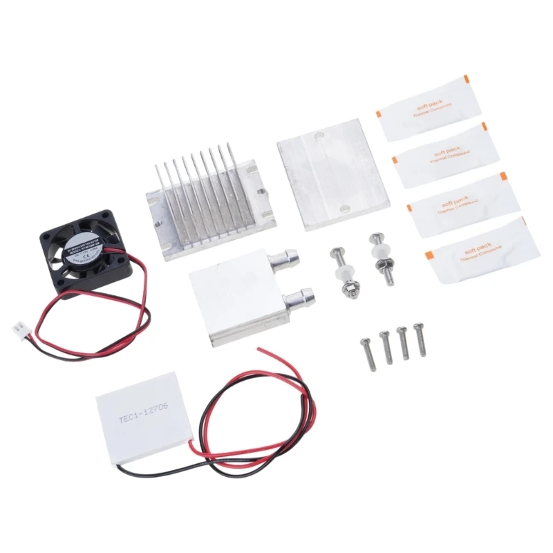 Y5LB TEC1-12706 Thermoelectric Peltier Module Water Cooler Cooling System Small-scale