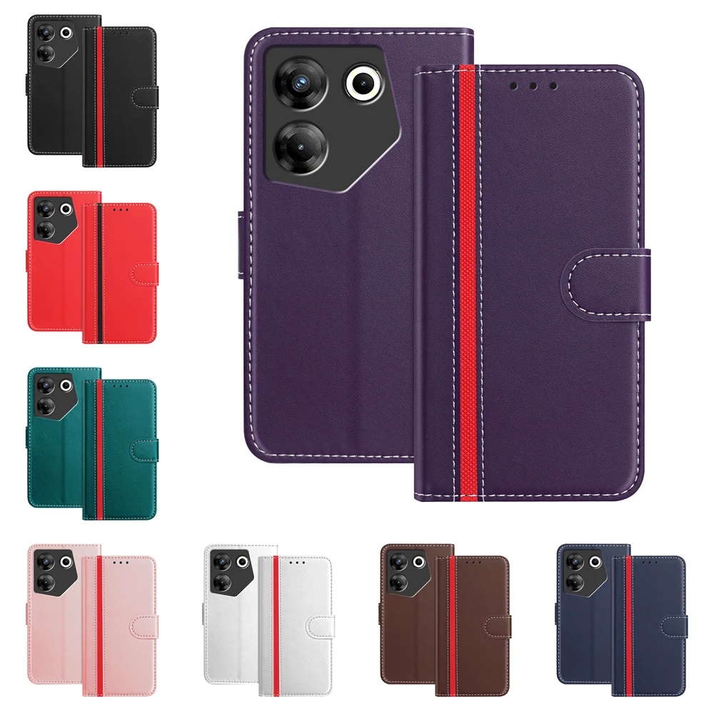 

Premium Leather Flip Case For Tecno Camon 15 20 30 40 Pro Premier POP 2F 4 5 7 Pro Pova4 Pro for Tecno Pouvoir3Air Pop2 Plus