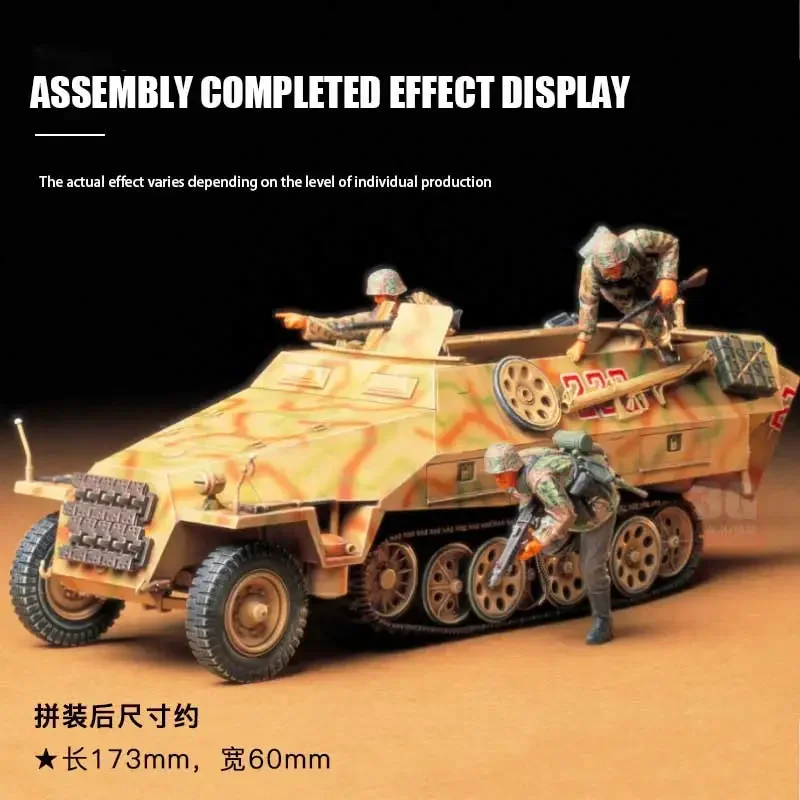 1/35 TAMIYA model montażowy 35195 Sd. Kfz.251/1 Ausf. Zestaw modelarski pojazdu opancerzonego D Half Track