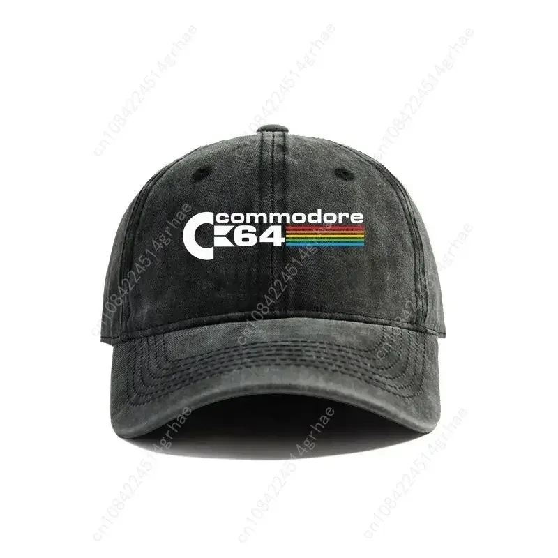 Commodore 64 Baseball Cap Summer Distressed Dad Hats Men Outdoor Adjustable Cotton Caps Outdoor Sun Protection