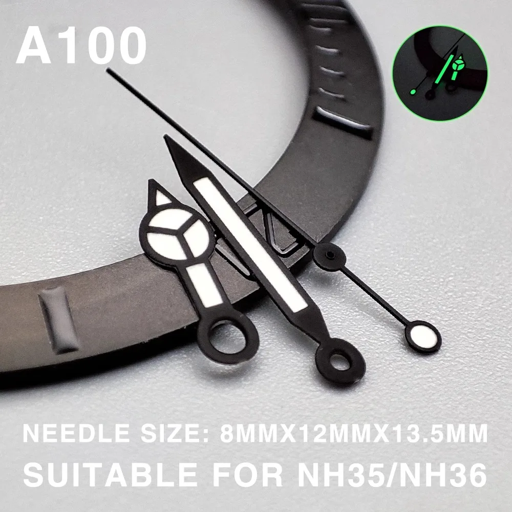 Watch Accessories: NH35 Hands, Luminous Watches, Hands, NH36/4R35 Movement, Men's Mechanical Hands