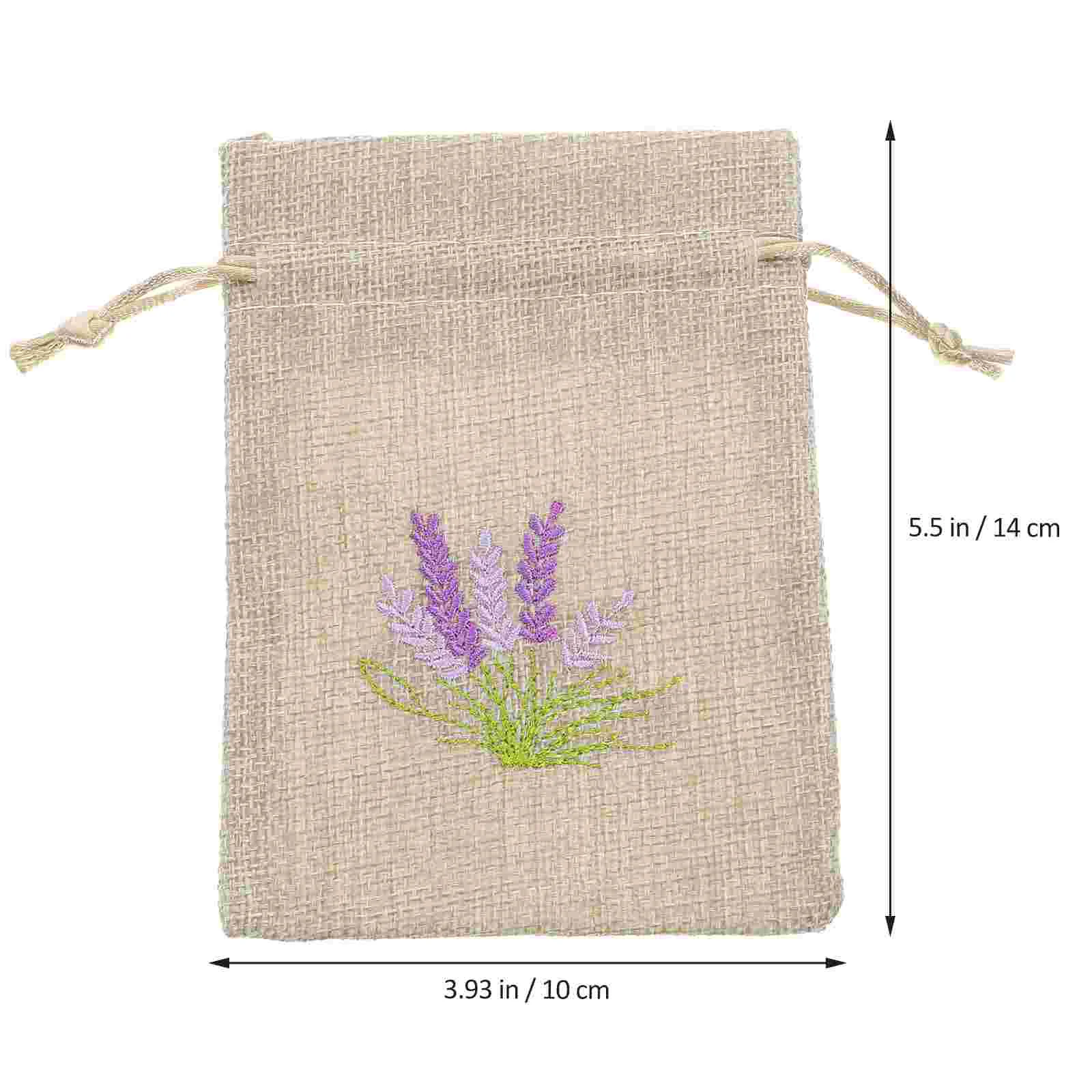 10 pezzi bustine vuote bustine borsa da imballaggio portatile borse da imballaggio fiori secchi lavanda profumo sacchetto da viaggio tote lino appeso