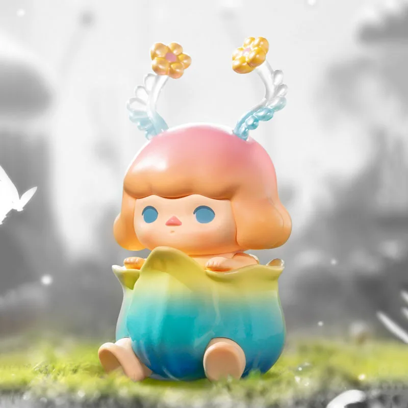 

POPMART PUCKY Spirit Flower Figure 100% Original Genuine Collection Model Doll Toys Realshot Collection Desktop
