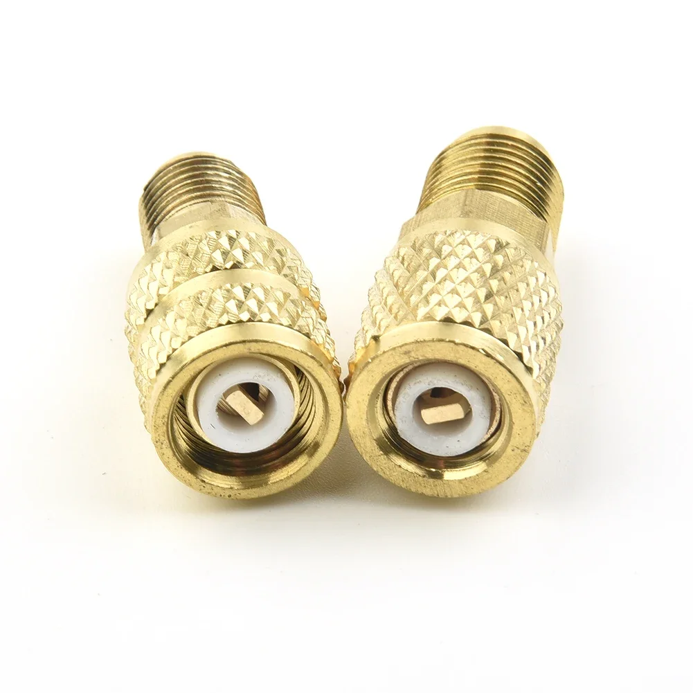 Imagem -06 - Condicionado Adaptador Cabeça de Conector Hvac Calibres Ferramenta Feminino Masculino Masculino Masculino Sae R410 R32 R22 16 ar