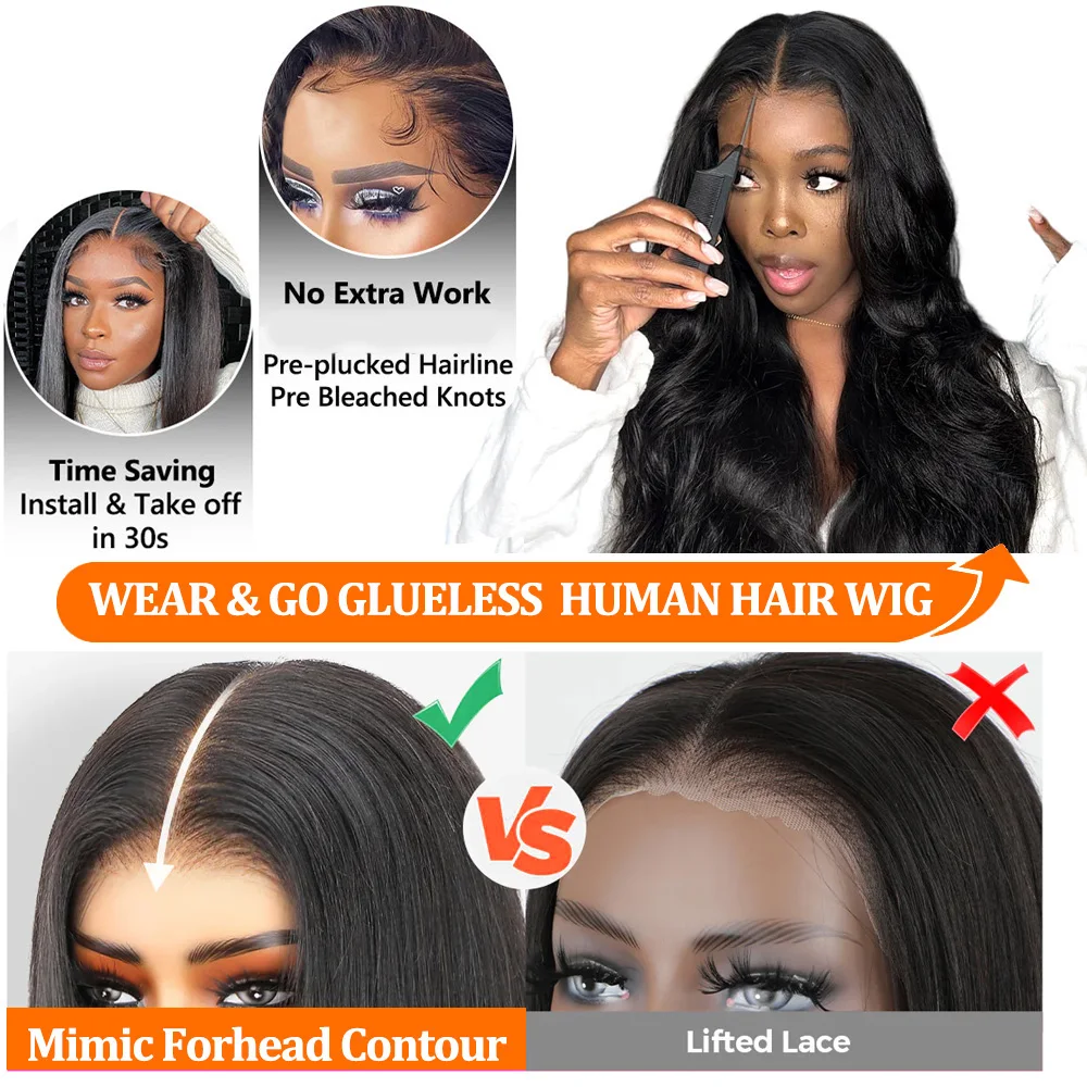 20 Inch Brazilian Layered Yaki Straight Human Hair Wig with  display picture 3
