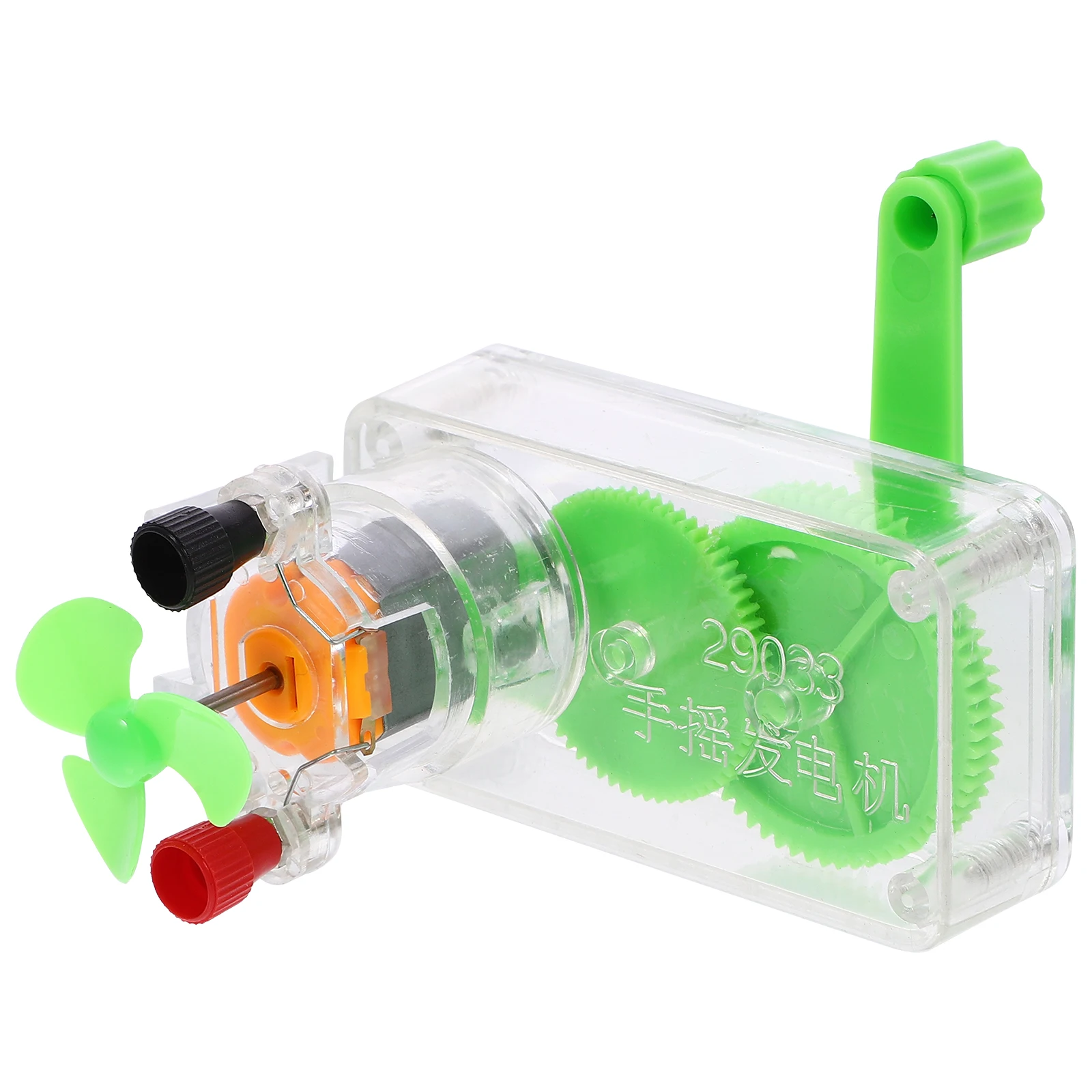 

1 Set Funny Science Physical Experiment Small Invention Education Toys DIY Hand Crank Generator Model Children Learning Toy