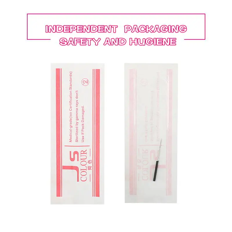 50pcs Microblading 25/30mm Round Permanent Makeup Eyebrow 3RL 5RS Manual Tattoo Fog Needles For Lamina Blade Agulhas Te Bori - view 4