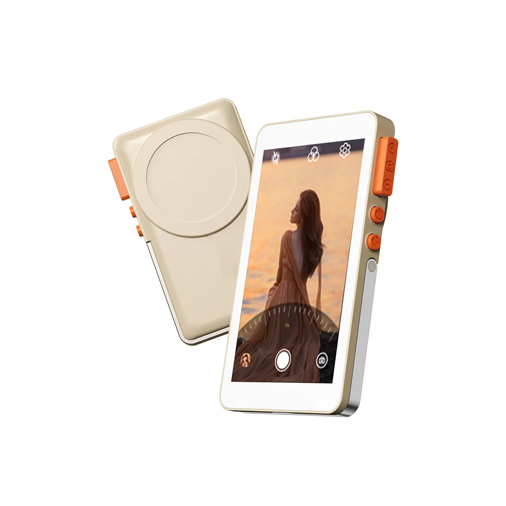 

2025 RK-X40F Magnetic Vlog Selfie Monitor Screen for Smartphone Rear Camera Selfie Vlog Live Stream for iPhone 16 15 Pro Max