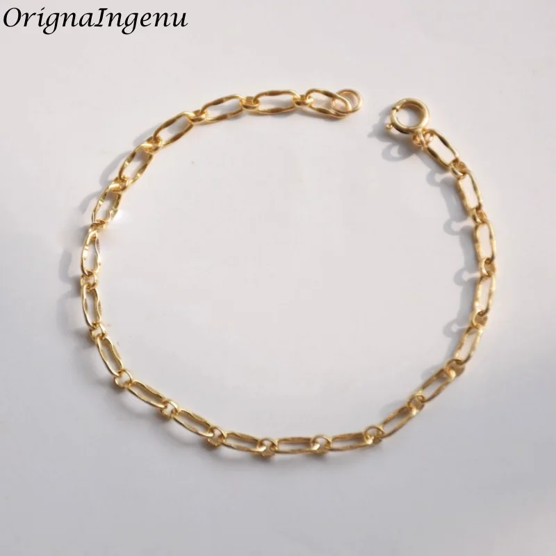 سوار إنفينيتي مملوء بالذهب عيار 14 قيراط مصنوع يدويًا من الكريستال الطبيعي مجوهرات رائعة مقاومة للتشويه للنساء