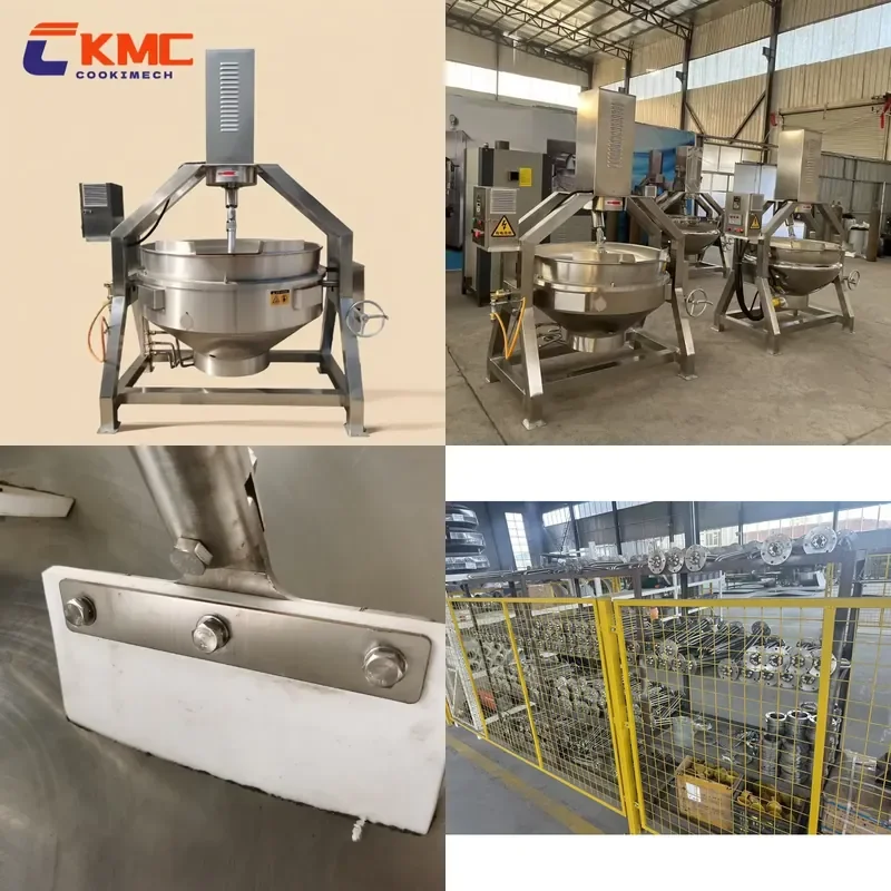2026 Factory Automatic Semi-automatic Planetary Cooking Mixer Stirring Pot Fried Rice Frying Machine\Jam Cooking Pot