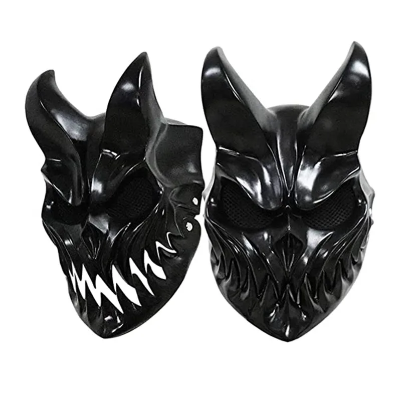 生活雑貨 MONSTER MOUTH DEVIL BLOCK M Destroy Lonely Latex Cosplay Mask Beige Adult Halloween Horror