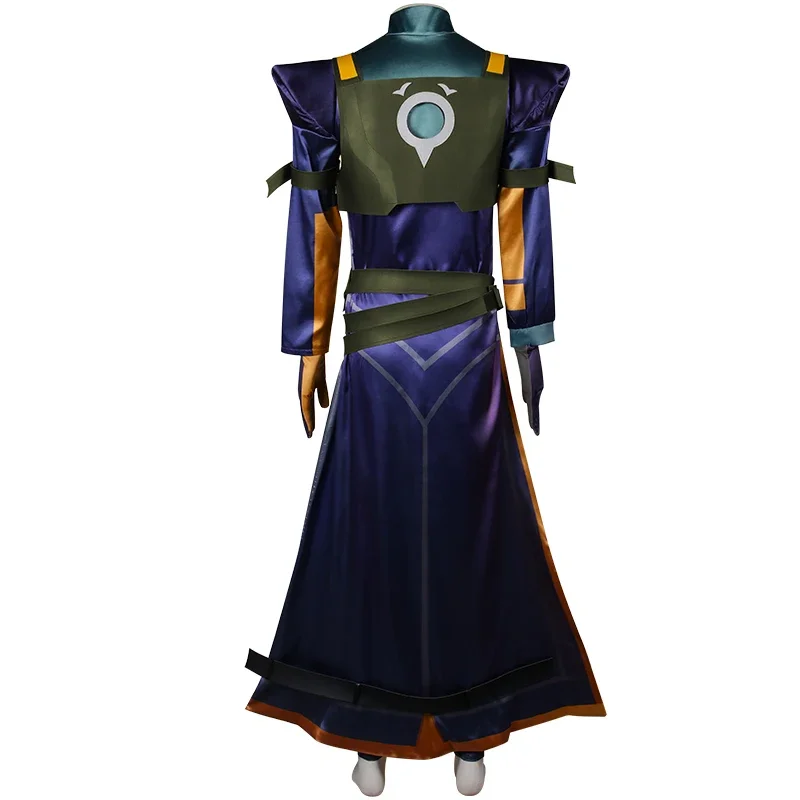 LOL Game Cosplay Costume Set para Homens, Ezreal Aphelios Yone, Uniforme de Festa de Halloween, Roupas ACGN, Terno Novo