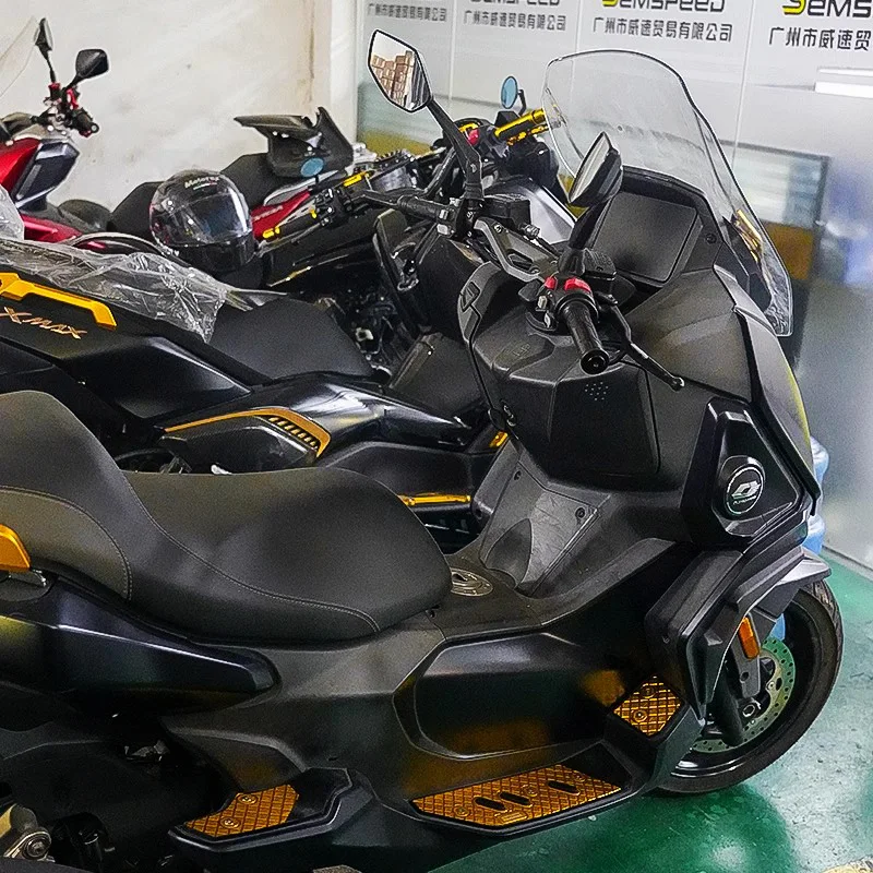 FOR QJMOTOR FORT 350 350GT 350 GT QJ350T-20 ADV Scooter Motorcycle Footboard Steps non-slip Foot Footrest Pegs Plate Pads