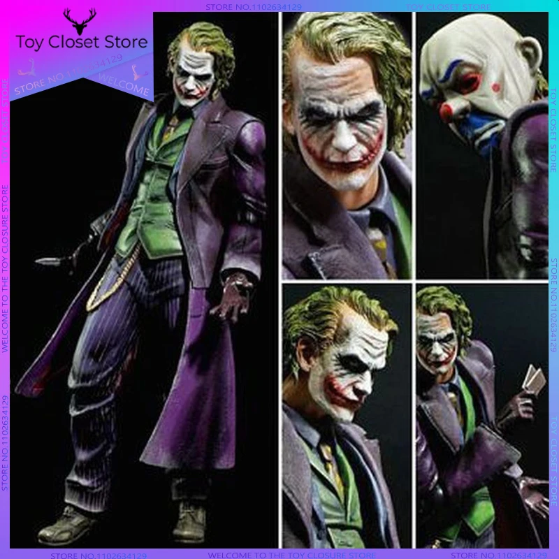 Hottoys Dc Anime Hero Batman The Dark Knight Rises Joker Movable Box Pvc Toys 26cm Action Figure Collection Christmas Gifts