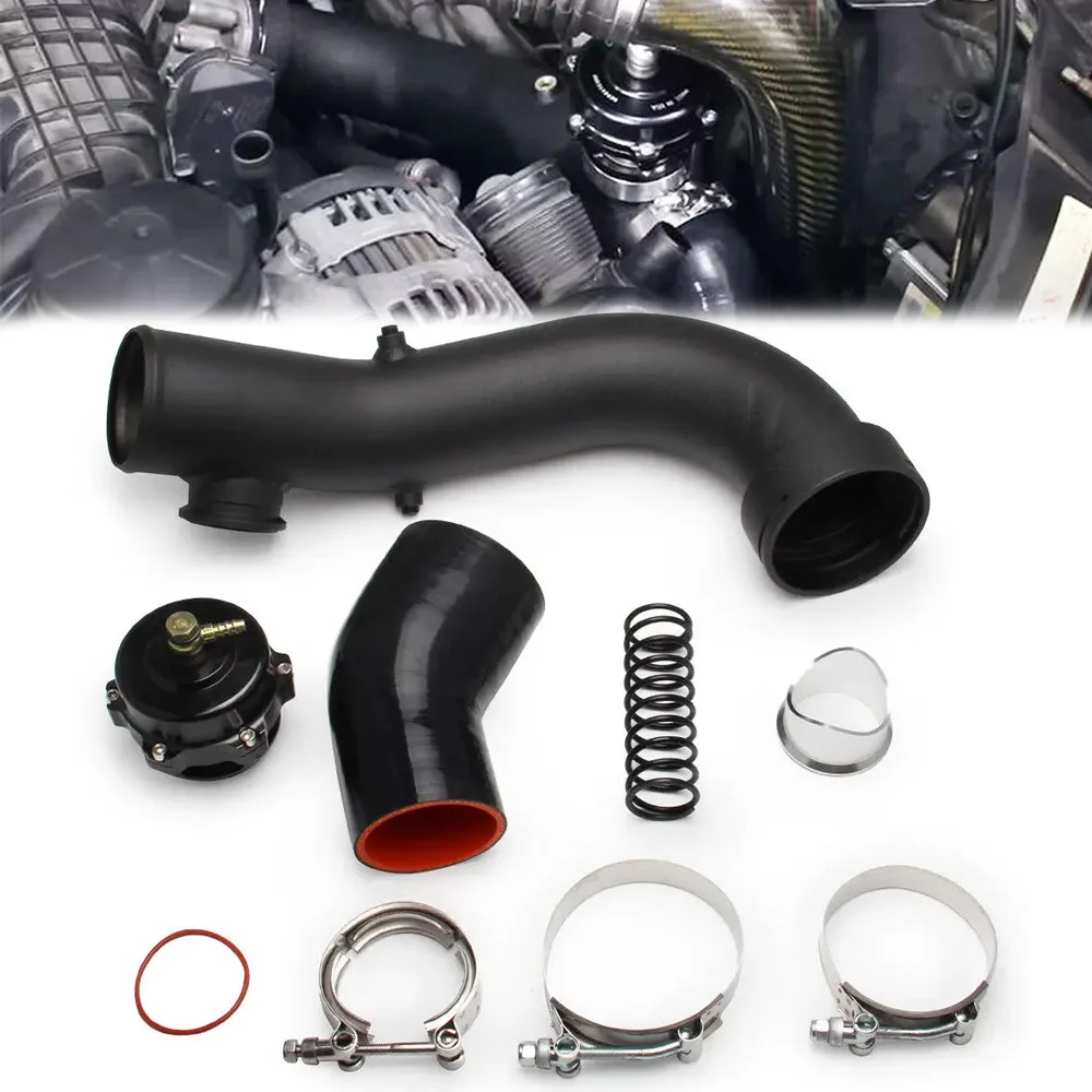 Air Intake Turbo Charge Pipe Cooling Kit With 50mm Blow Off Valve For 2006-2010 E91 Touring N54 335i / 335xi Car Accessories